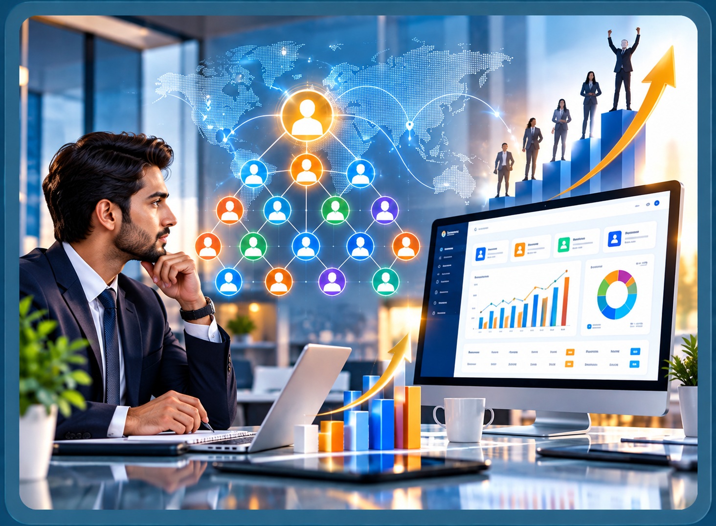 Product orders connected with distributor sales incentive software