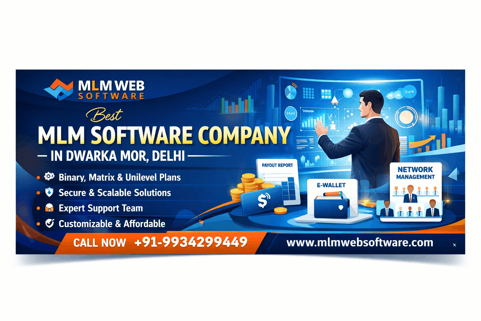 MLM Software Company in Dwarka Mor, Delhi