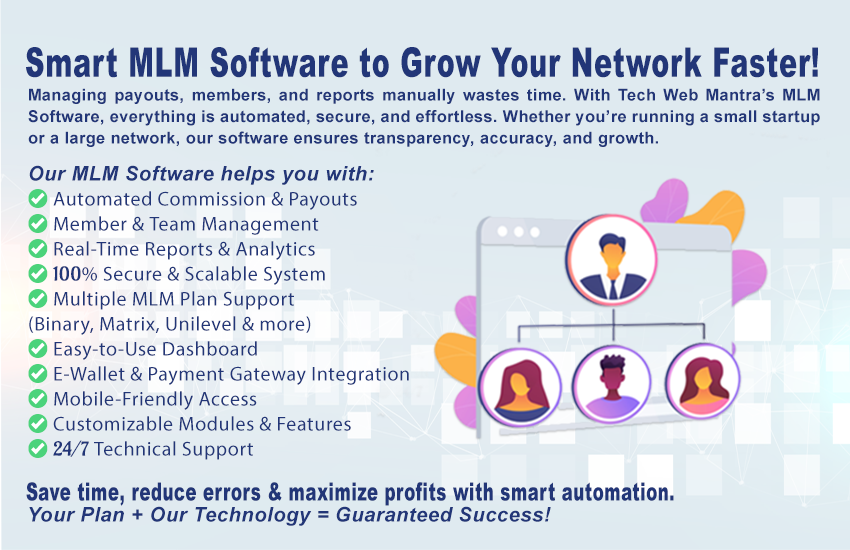 MLM Software Company in Delhi | MLM Web Software